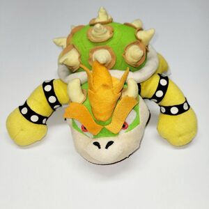 Bowser Super Mario Party 5 Hudson Soft Nintendo 2009 Plush 9" Doll Japan D356